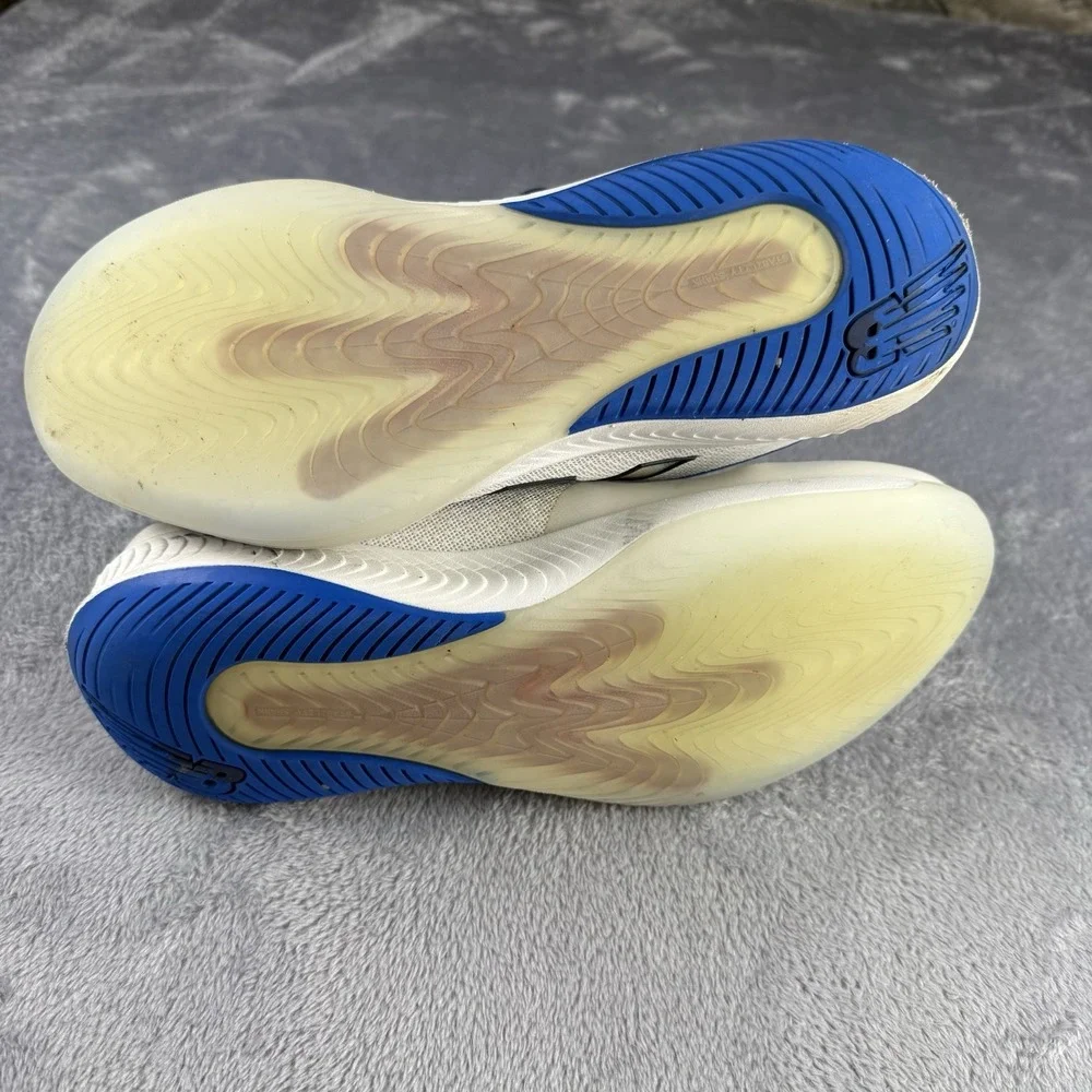 Men's New Balance 996v6 White/Blue Pickle Ball Court Shoe 10 Athletic Sports